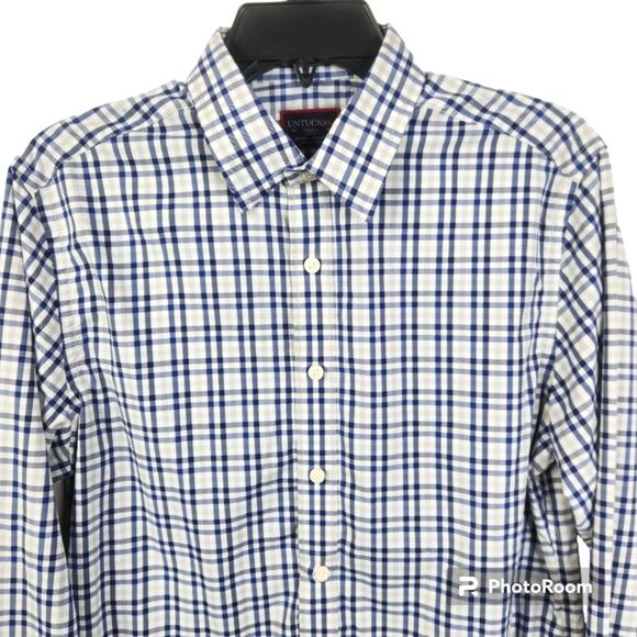 UNTUCKit Mens Allendale Slim Fit Long Sleeve Button Down Shirt Size Small - Picture 3 of 7